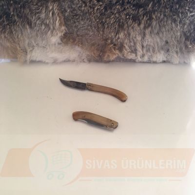 Boynuz Saplı Katlanır Bıçak