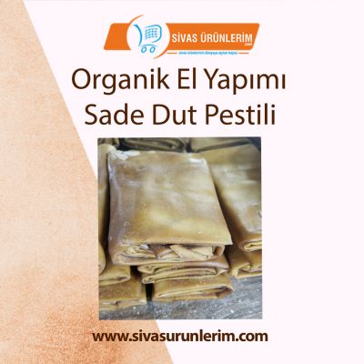 Organik El Yapımı Sade Dut Pestili
