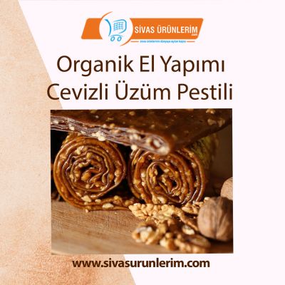 Organik El Yapımı Cevizli Üzüm Pestili